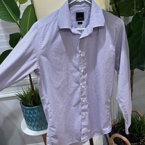 David Donahue Dress Shirt Purple